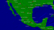 Mexiko Städte + Grenzen 1920x1080